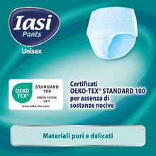 Carica l'immagine nel visualizzatore di Gallery, IASI Pants UNISEX Alta Protezione, 10 Mutande Assorbenti monouso, Assorbenza EXTRA, Taglia XL, 10 Unità