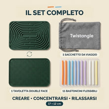 Carica l'immagine nel visualizzatore di Gallery, Twistangle Set Giocattolo Montessori per Bambini, per la Calma e il Relax, Tavola Sensoriale, Giocattolo Antistress e pe