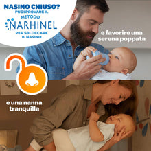 Carica l'immagine nel visualizzatore di Gallery, Narhinel Soluzione Fisiologica Salina Isotonica, Lavaggi Nasali,120 Flaconi