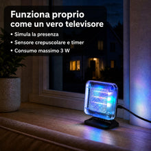 Carica l'immagine nel visualizzatore di Gallery, Simulatore TV LED Antifurto Casa, 12 LED, Timer