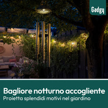 Carica l'immagine nel visualizzatore di Gallery, Gadgy Scacciapensieri Solare a Vento LED per Giardino e Terrazza