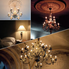 Carica l'immagine nel visualizzatore di Gallery, Lampadina E14 LED Candela Retrò Vintage Filamento Lampada Candela C22 0.7w Equivalente 7 Watt 2200K Ultra Caldo, 50 lume