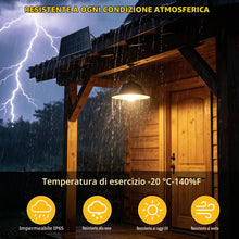 Carica l'immagine nel visualizzatore di Gallery, Lampada Solare da Esterno con telecomando, Lampada a Sospensione Solare