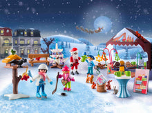 Carica l'immagine nel visualizzatore di Gallery, PLAYMOBIL Christmas 71472 Calendario dell'Avvento: Mercatini di Natale, 24 entusiasmanti sorprese, tra cui quattro personaggi, Calendario dell'Avvento 2024, giocattolo per bambini dai 4 anni in su
