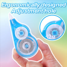 Carica l&#39;immagine nel visualizzatore di Gallery, Jewan Bianchetto a Nastro,10 Pezzi Correttore a Nastro,12m x 5 mm Cancellina Nastro,Correction Tape con Cappuccio Protettivo per Bambini Studenti Ufficio Scuola Casa