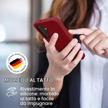 Carica l'immagine nel visualizzatore di Gallery, kwmobile Cover per Samsung Galaxy S25 Custodia - Back Case per Smartphone in Silicone TPU - Protezione Gommata - rosso r