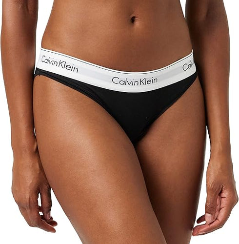 Calvin Klein Slip Bikini Donna L, Nero (Black 001)