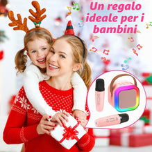 Carica l'immagine nel visualizzatore di Gallery, Chennyfun Macchina Karaoke con 2 Microfono, Karaoke Portatile Bambini