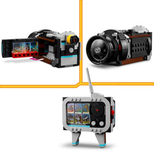 Carica l'immagine nel visualizzatore di Gallery, LEGO Creator 3 in 1 Fotocamera Retro, Macchina Fotografica Giocattolo da Costruire Trasformabile in Videocamera o TV Vintage, Giochi per Bambini e Bambine da 8 Anni, Idea Regalo di Compleanno 31147