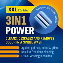Carica l'immagine nel visualizzatore di Gallery, WoldoClean 3in1 Pulitore e Cura Lavatrice Peli - Pet Anticalcare Pastiglie