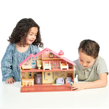 Carica l'immagine nel visualizzatore di Gallery, Bluey 13024, Heeler Family Home Play Set 1 Personaggio ufficiale Action Figure, Playhouse grande 4 camere, accessori per mobili e patio estraibile, Multicolore