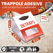 Carica l'immagine nel visualizzatore di Gallery, Trappole Adesive per Scarafaggi con Attrattivo Alimentare