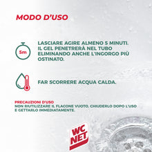 Carica l'immagine nel visualizzatore di Gallery, Wc Net Professional Turbo, Disgorgante Gel per Scarichi, 500 ml