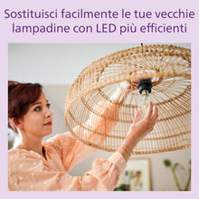 Carica l'immagine nel visualizzatore di Gallery, Philips Lampadina LED smart B35 E14, Trasparente, Confezione da 6