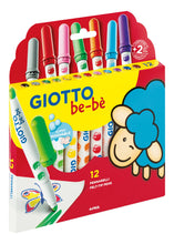 Carica l'immagine nel visualizzatore di Gallery, Pennarelli Giotto Bebe' 12 Pz