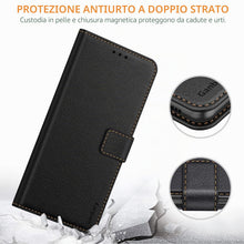 Carica l'immagine nel visualizzatore di Gallery, Ganbary Cover Samsung Galaxy A52 4G / A52 5G / A52S 5G, Completa Protettiva Caso PU Pelle Premium Portafoglio Custodia p