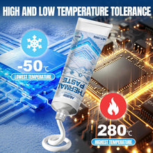 Carica l'immagine nel visualizzatore di Gallery, AllisWay Pasta Termica, Pasta Termica CPU, Thermal Paste, Dissipazione del Calore Altamente Efficiente per Computer, Frigoriferi e Altri Componenti Elettronici 100 g, Bianco