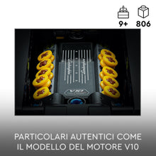 Carica l&#39;immagine nel visualizzatore di Gallery, LEGO Technic Lamborghini Huracán Tecnica, Modellino di Auto da Costruire, Macchina Giocattolo per Bambini, Bambine, Ragazzi, Ragazze e Fan delle Supercar Sportive, Idea Regalo da Collezione 42161