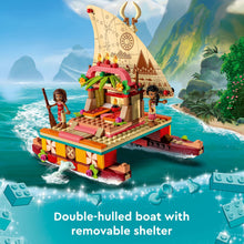 Carica l&#39;immagine nel visualizzatore di Gallery, LEGO Disney Princess La Barca a Vela di Vaiana con Mini Bambolina di Sina e Delfino, Giocattolo Creativo da Costruire, Giochi per Bambine e Bambini da 6 Anni, Idea Regalo di Compleanno 43210