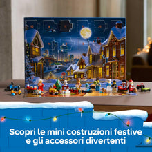 Carica l'immagine nel visualizzatore di Gallery, LEGO City Calendario dell'Avvento 2025 per Bambini e Bambine da 5 Anni - Gioco per il Conto alla Rovescia di Natale con 24 Sorprese tra cui Treno, Auto, Trattore e 7 Minifigure - Idea Regalo - 60475