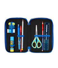 Carica l&#39;immagine nel visualizzatore di Gallery, Seven Astuccio Scuola 3 Scomparti, F.C. INTER Calcio - FIN ALLA VITTORIA, Blu Nero - Portapenne Multi Scomparto Con Matite, Penne e Colori, Accessori Zaino, Zaino Scuola - Astuccio Bambino Ragazzo