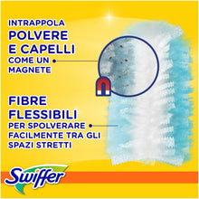 Carica l'immagine nel visualizzatore di Gallery, Swiffer Duster Piumini Cattura Polvere, 54 Piumini, Cattura e Intrappola Polvere e Sporco, Raggiunge I Punti più Difficili della Casa, Giga Formato