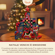 Carica l'immagine nel visualizzatore di Gallery, Venchi, Cofanetto Natale con 16 Mini Blend Fondenti, Cioccolato fondente al 60%, 75% e 90%, Edizione Limitata, 47 Gr, Senza Glutine, Senza Coloranti e Conservanti, Vegano, Idea Regalo Natale