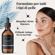 Carica l'immagine nel visualizzatore di Gallery, Siero Viso Acido Ialuronico Puro a 4 Pesi Molecolari con Peptidi, 100 ml