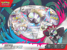 Carica l'immagine nel visualizzatore di Gallery, Pokémon- Collezione Grafaiai-Ex del GCC (Due Carte promozionali, Carta olografica Gigante e Quattro Buste di espansione), Edizione in Italiano, Colore, 290-60483