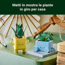 Carica l'immagine nel visualizzatore di Gallery, LEGO Botanicals Piantine Felici Giocattolo - Kit di Arti e Mestieri per Bambine con 2 Piante Artificiali, 2 Vasi di Fiori e Facce Intercambiabili - Regali per Ragazze da 9 Anni Fan della Natura, 10349