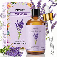 Carica l'immagine nel visualizzatore di Gallery, Olio Essenziale di Lavanda 118ML, Olio di Lavanda 100% Naturale per Diffusore, Aromaterapia, Umidificatore, Spa, Massagg