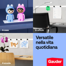 Carica l'immagine nel visualizzatore di Gallery, GAUDER Nastro metallico autoadesivo per magneti (1 m x 35 mm)