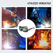 Carica l'immagine nel visualizzatore di Gallery, Occhiali Saldatura Automatici Professionali - Oscuramento a Energia Solare - Occhiali per Saldatura + da Saldatore + Pro