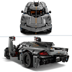 LEGO Technic Hypercar Koenigsegg Jesko Absolut Grigia, Modellino di Auto da Costruire, Macchina Giocattolo per Bambini e Bambine da 10 Anni, Idea Regalo per Fan delle Supercar e dei Veicoli 42173