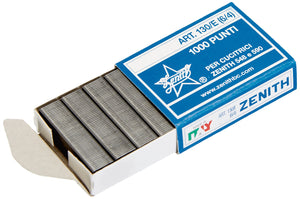Zenith Punti Metallici Acciaio Naturale Art. 130/E (6/4) 1 Scatolina Da 10.000 Punti