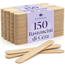 Carica l'immagine nel visualizzatore di Gallery, 150 bastoncini in legno – spatole ceretta brasiliana e lavoretti