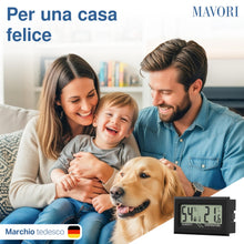 Carica l'immagine nel visualizzatore di Gallery, Mini termometro digitale 3 pz. - Igrometro piccolo, nero