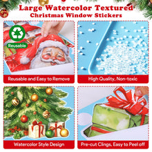 Carica l'immagine nel visualizzatore di Gallery, Edonkvi Adesivi Natalizi per Finestre 86 Pezzi, Vetrofanie Natalizie Grandi Decorazioni Natale Casa, Riutilizzabili Fiocchi di Neve Stickers Decalcomanie per Addobbi Vetrine Negozio Ufficio Porte