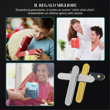 Carica l'immagine nel visualizzatore di Gallery, OBEST Metallo Fidget Slider Giocattoli, Adulti Anti-Stress Sensoriali Toy