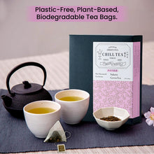 Carica l'immagine nel visualizzatore di Gallery, Tè in foglie di Sakura di CHILL TEA Tokyo - Tè 100% giapponese ai fiori di ciliegio - Privi di plastica bustine - Molto fruttato, aroma floreale (30 bustine)