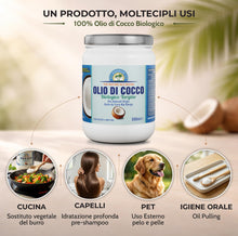 Carica l'immagine nel visualizzatore di Gallery, Exponatura Olio di Cocco Biologico 500ml – Crudo e Vergine, Spremuto a Freddo – 100% Naturale, Gusto Delicato per Cucina
