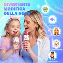 Carica l'immagine nel visualizzatore di Gallery, Microfono Bambini, Microfono Wireless Regalo