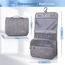 Carica l'immagine nel visualizzatore di Gallery, AiQInu Beauty Case da Viaggio, Borsa da toilette da viaggio per Donna Uomo,impermeabile Beauty Case con Gancio per Appendere per Organizzare Oggetti Personali Accessori