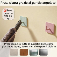 Carica l'immagine nel visualizzatore di Gallery, DEKAZIA® Set 4 Ganci Appendiabiti Bambini Colorati, Attaccapanni da Parete