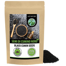 Carica l'immagine nel visualizzatore di Gallery, Alpi Nature Semi di Cumino Nero 250g, Semi di Cumino Nero Interi per Cucina e Pasticceria