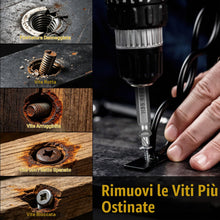 Carica l'immagine nel visualizzatore di Gallery, Zocipro Set di 6 Estrattore Viti Danneggiate Con 3 Punte a Spirale