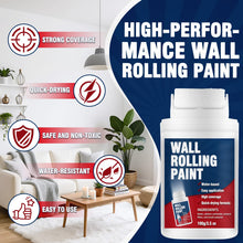 Carica l'immagine nel visualizzatore di Gallery, AstraVox Roller Paint Bianco, Pittura Bianca a Base d'Acqua Per Pareti e Soffitti, Kit Rullo Integrato Per Coprire Effic