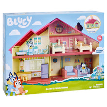 Carica l'immagine nel visualizzatore di Gallery, Bluey 13024, Heeler Family Home Play Set 1 Personaggio ufficiale Action Figure, Playhouse grande 4 camere, accessori per mobili e patio estraibile, Multicolore