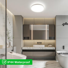 Carica l'immagine nel visualizzatore di Gallery, OTREN Plafoniera LED Soffitto, 4000K IP44 Plafoniera Bagno Rotonda, Lampadario LED Soffitto per Soggiorno Camera da Lett