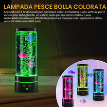 Carica l'immagine nel visualizzatore di Gallery, lampada lavica a bolla a LED per acquario, lampada lava a LED con telecomando, 16 colori e 4 modalità, per casa, camera 